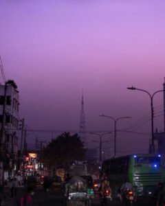 Evening time Dhaka city